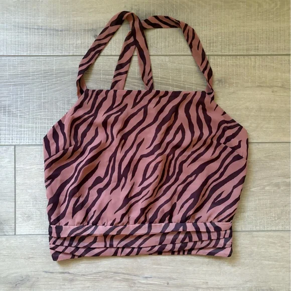 ASTR The Label Mauve Zebra Print Tank Top - Picture 2 of 9